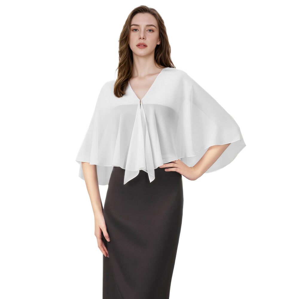 4511 Shawl Wraps For Women - Sheer Chiffon Shawl Elegant Soft Wraps
